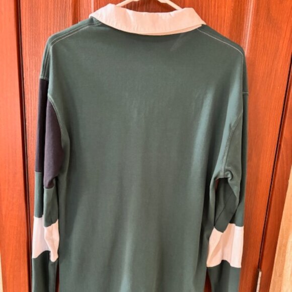 Armani Exchange Rugby Polo Shirt Mens Junebug Green Size Small - Picture 7 of 7